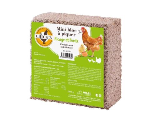 Klovací blok pro drůbež 900g