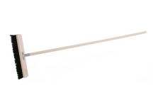 Smeták 40 cm s násadou, kovový úchyt - šikmý