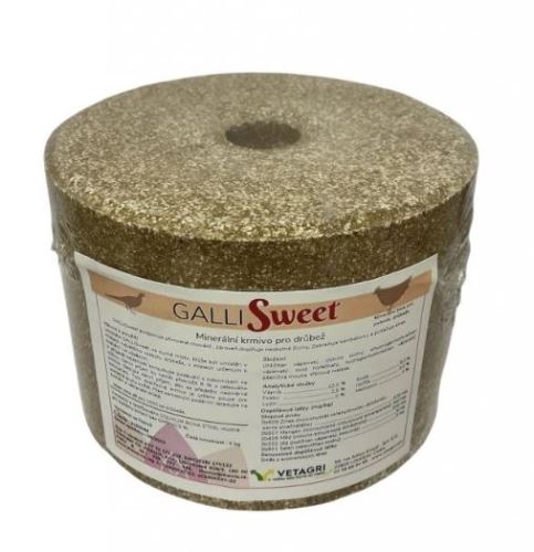 Klovací blok pro drůbež GALLISweet 5kg