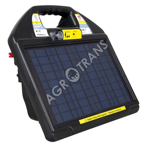 Ohradníkový zdroj Trapper AS50 se solárním panelem 0,5J