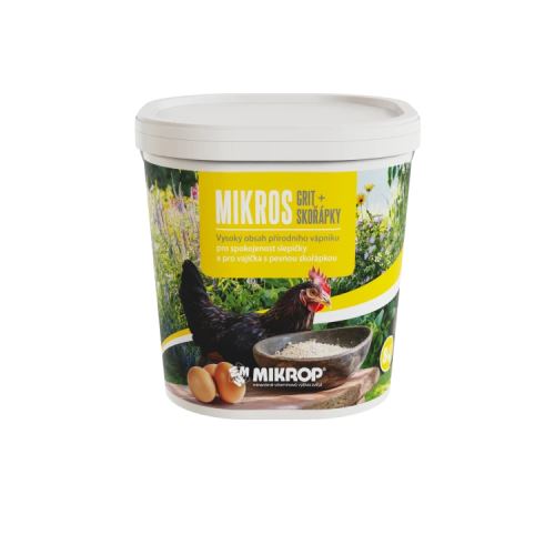 Mikros, vápenný grit + skořápky, 5 kg