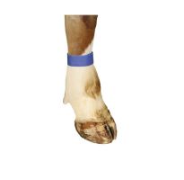 Identifikační páska na nohu - suchý zip - modrá